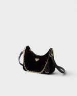 Prada Re-Edition mini velvet bag - Image 4
